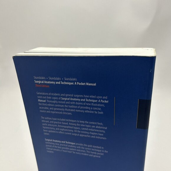 Surgical Anatomy and Technique: A Pocket Manual, 3rd Edition - Paperback - Picture 3 of 4